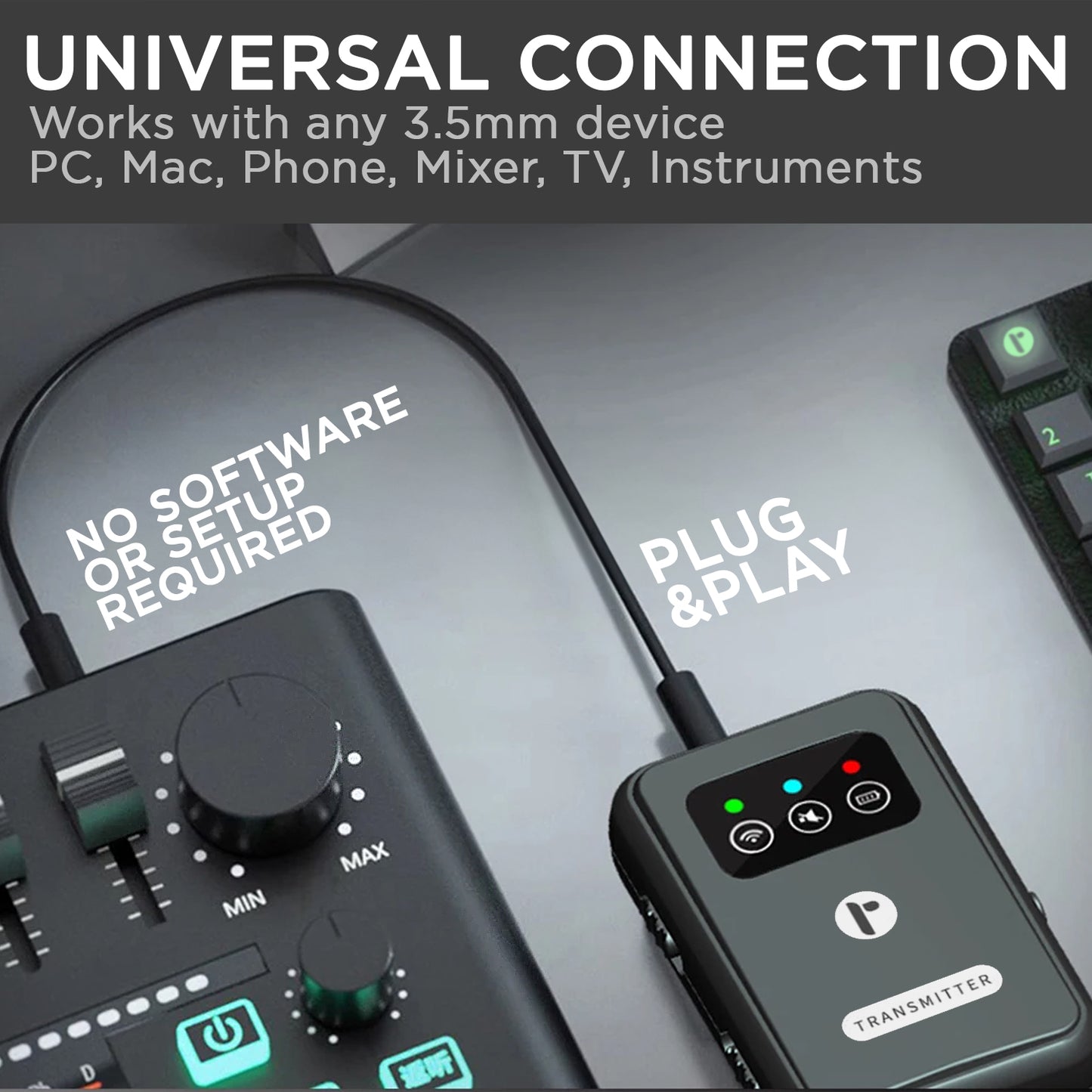 AirLink V2 - Wireless IEM 2.4 GHz Adapter