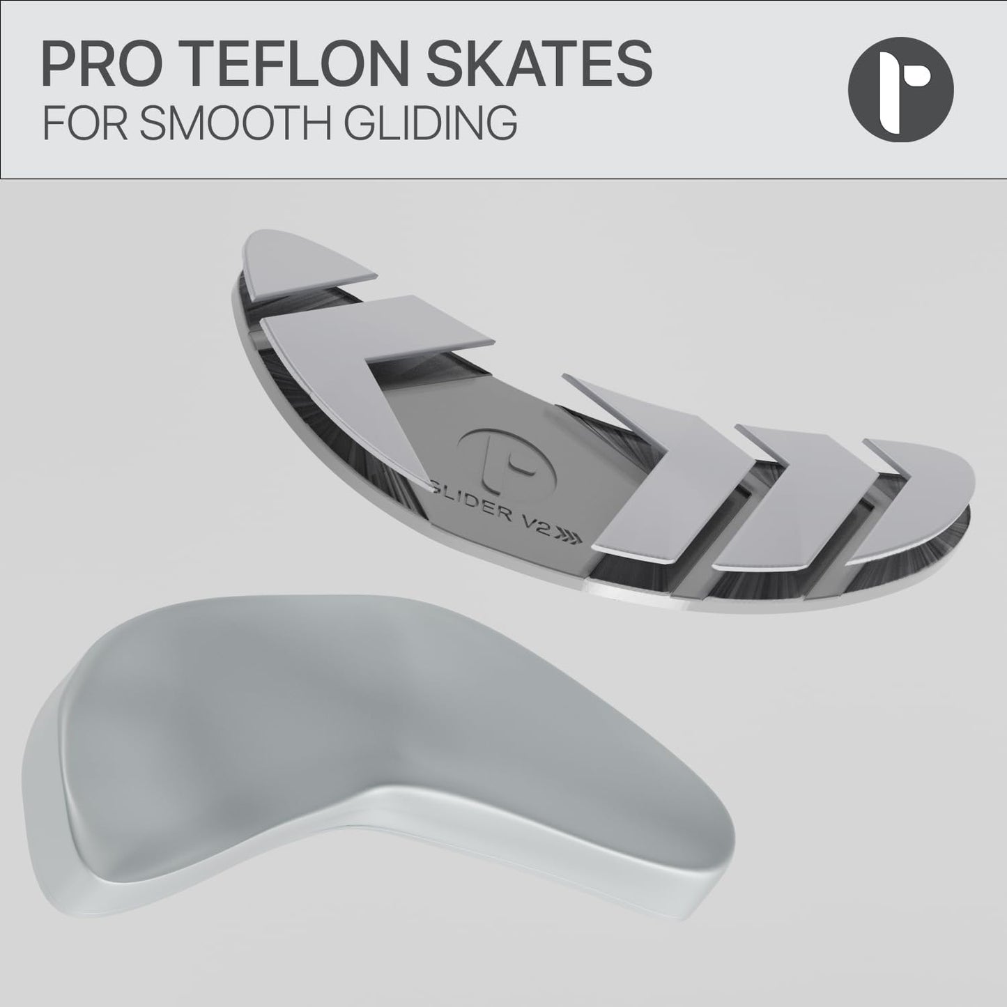 Glider V3 2025 - The Original Ergonomic Gliding Palm Rest, Sliding Wrist Pad That Moves with Your Mouse, Physician Designed for Carpal Tunnel Syndrome, Lightweight Wrist Rest