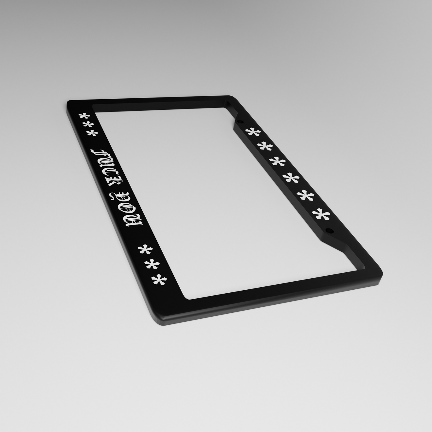 Fuck You License Plate Frame