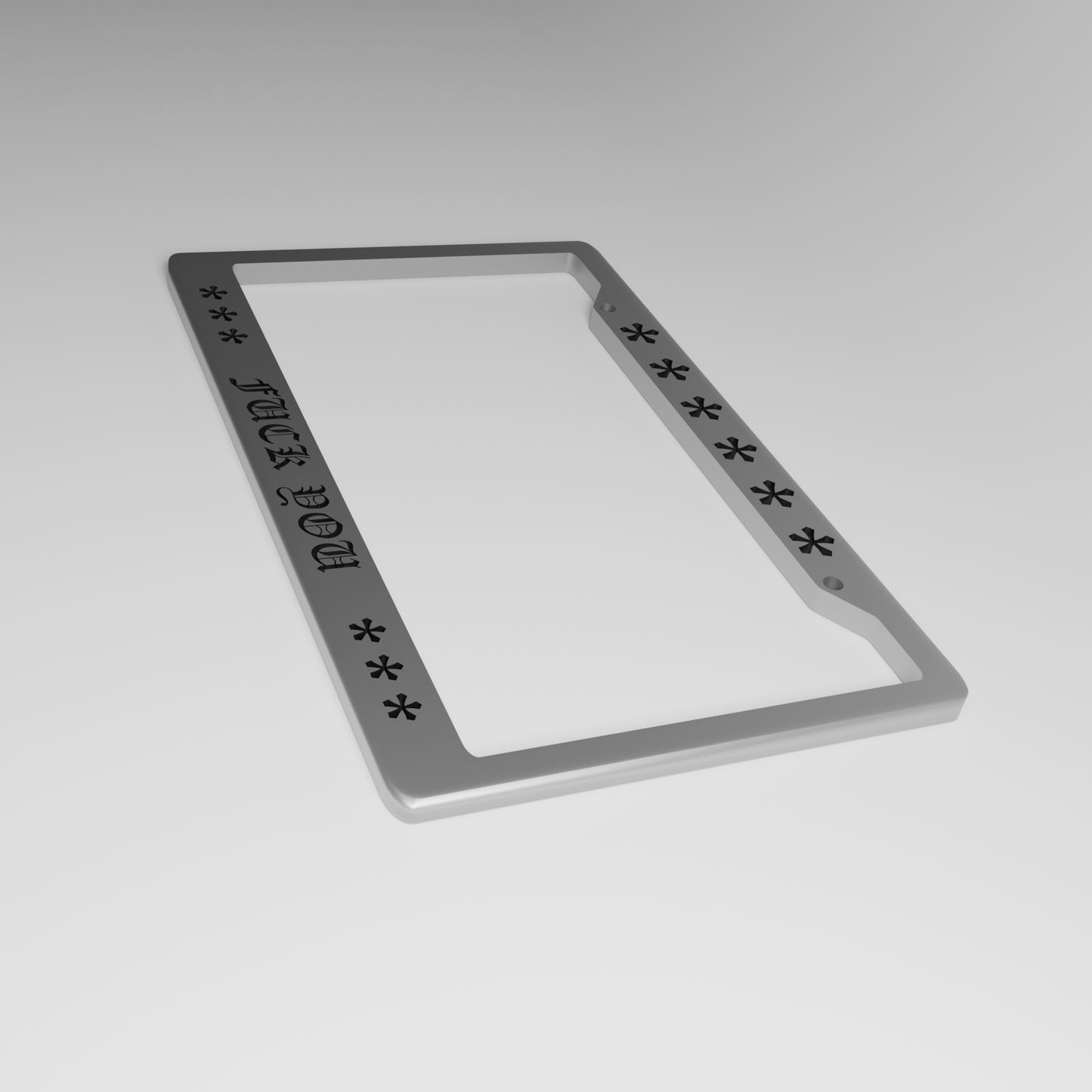 Fuck You License Plate Frame