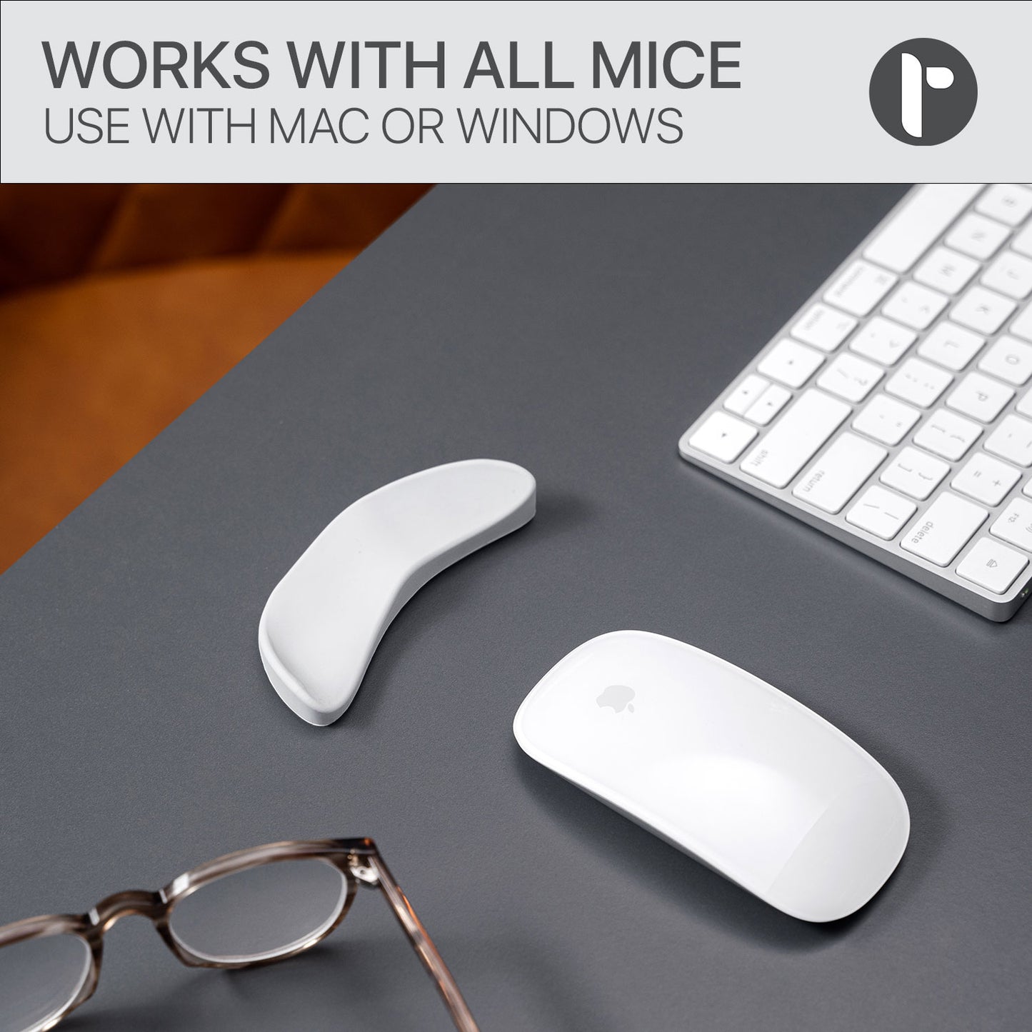 Glider v2 - Ergonomic Gliding Wrist Rest, Smooth Glide, Soft Cooling Material, Sliding Wrist Pad That Moves with Your Mouse, Physician Designed for Carpal Tunnel Syndrome, Lightweight Palm Rest (Copy)